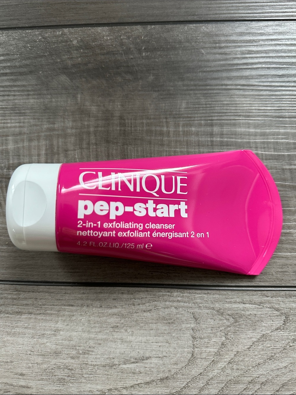 Clinique Pep-Start 2-in-1 Exfoliating Cleanser - Hot Pink NWOT